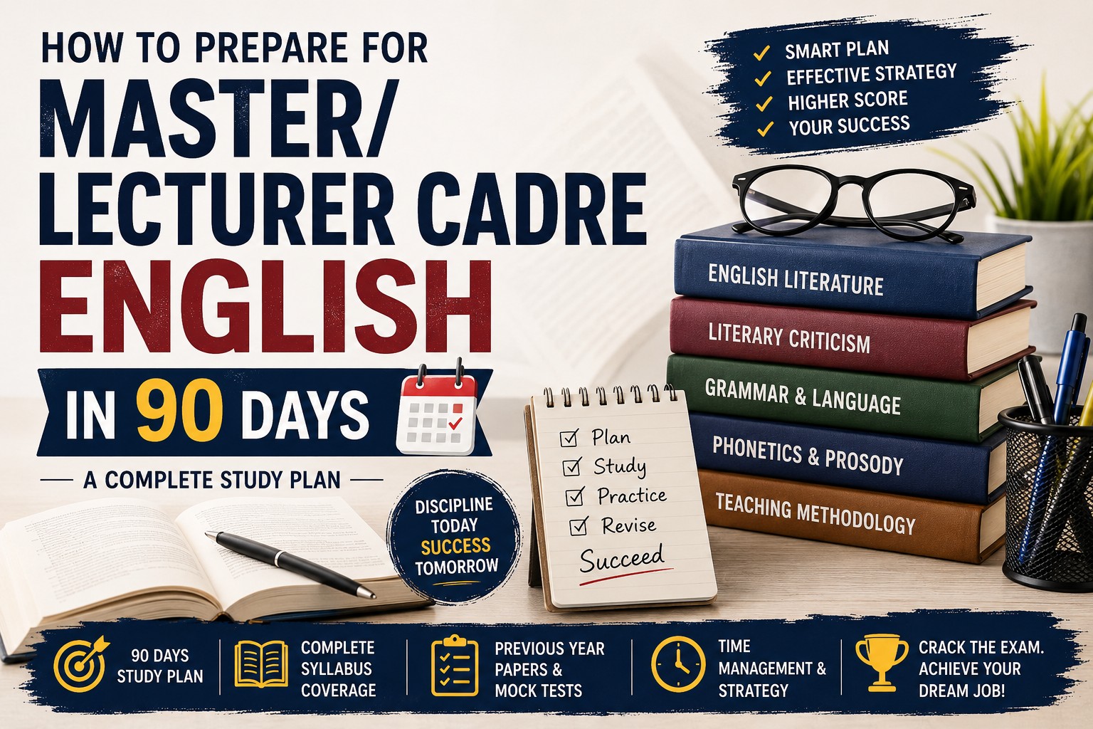 How to Prepare for Master/ Lecturer Cadre English in 90 Days