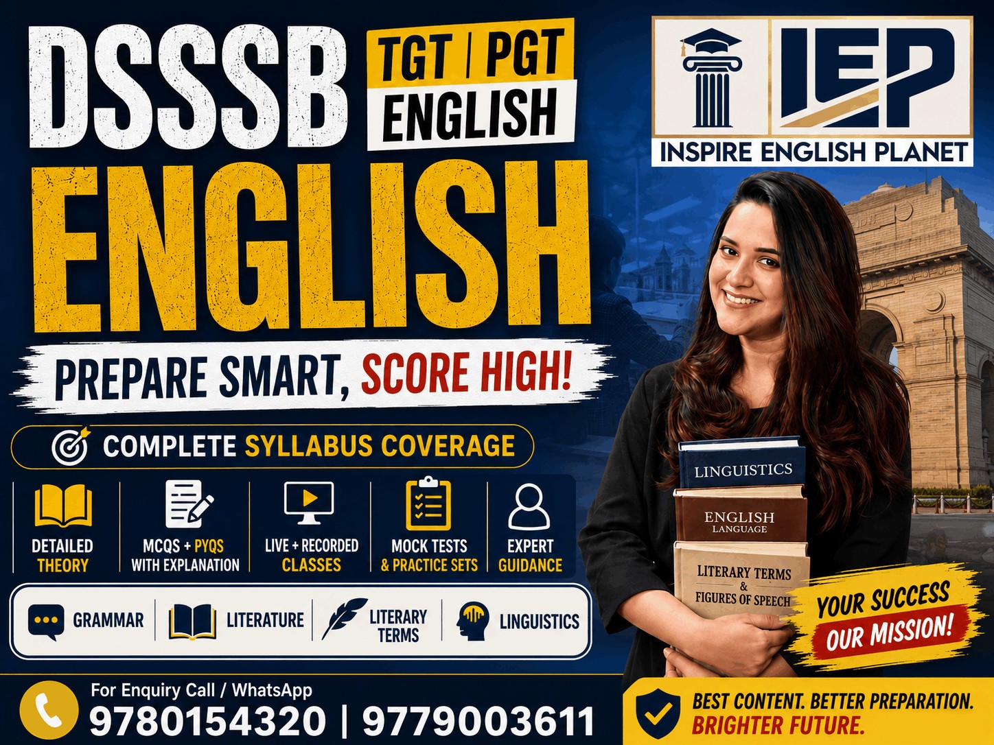 DSSSB TGT  /  PGT ENGLISH