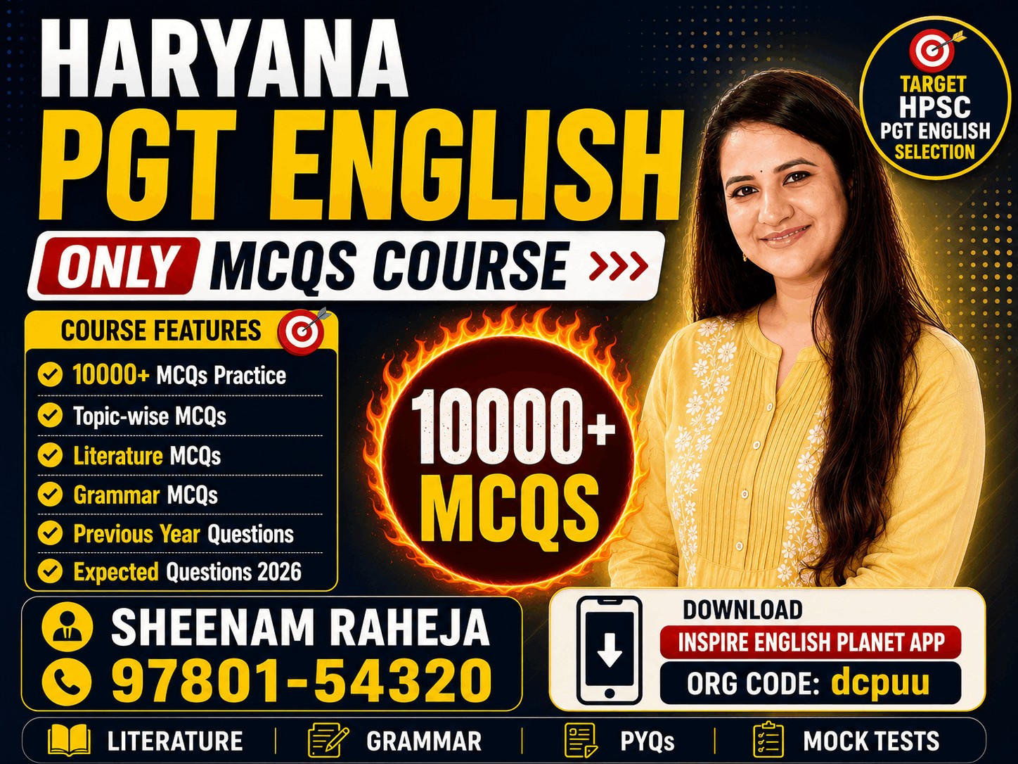 HARYANA - PGT MCQS ONLY