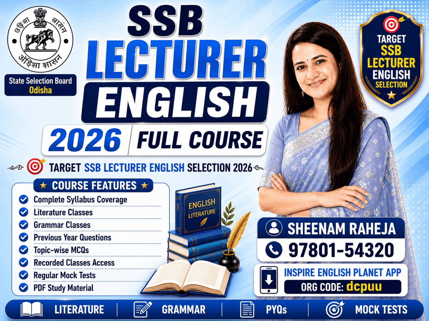 ORISSA - SSB - LECTURER🟢