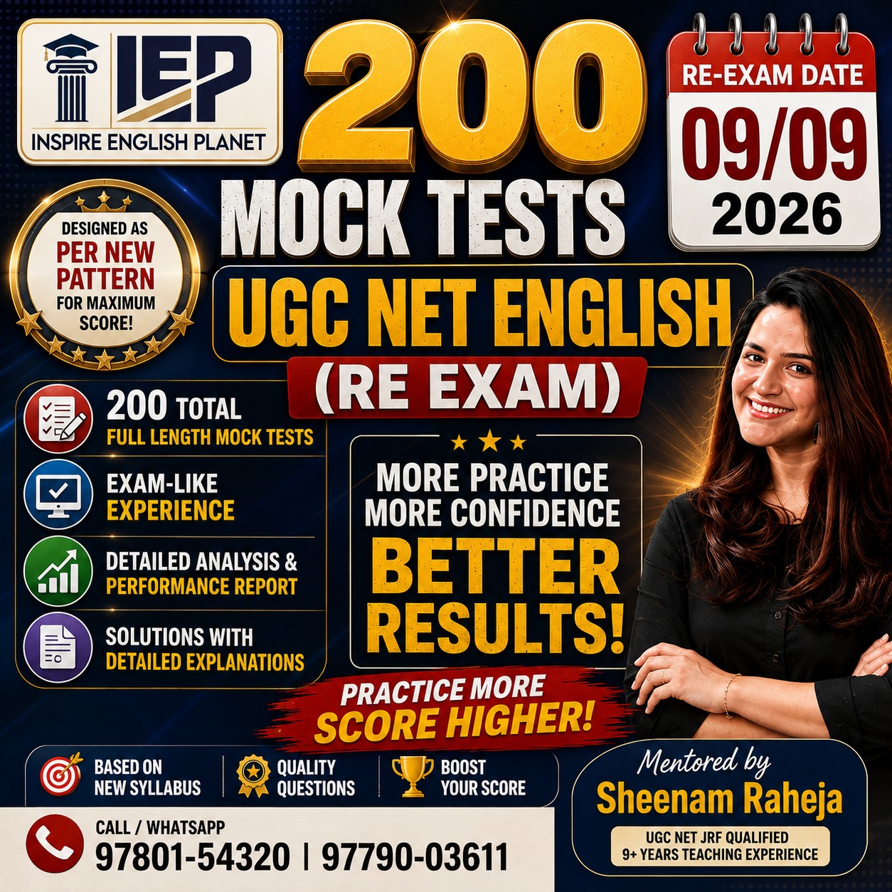 UGC NET JRF 200 Online Practice sets